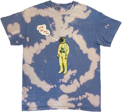 Pre-owned Travis Scott  Astroworld Tour Astronaut Tee Tie Dye