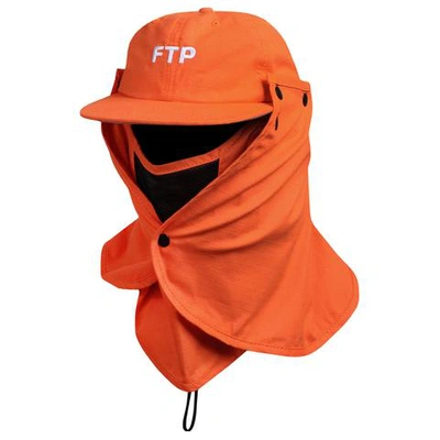 Pre-owned Ftp  Facemask Logo Hat Orange