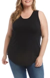 KAREN KANE SHIRTTAIL TANK,L12190W