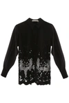 SEE BY CHLOÉ SHIRT WITH FLORAL EMBROIDERY