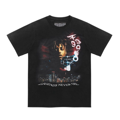 Pre-owned Juice Wrld  X Faze Clan Guardian T-shirt Black