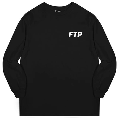 Pre-owned Ftp Logo L/s Tee Black