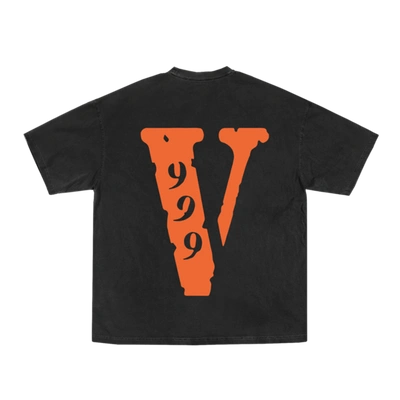 Pre-owned Juice Wrld  X Vlone 999 T-shirt Black