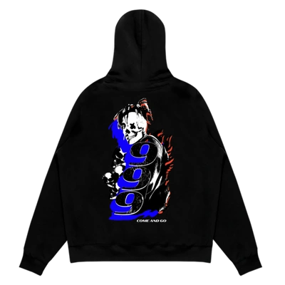 Pre-owned Juice Wrld  X Mello Come And Go Hoodie Black