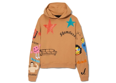 Pre-owned Cactus Plant Flea Market  X Marc Jacobs Tattoo Hooded Pullover Sweatshirt Sand