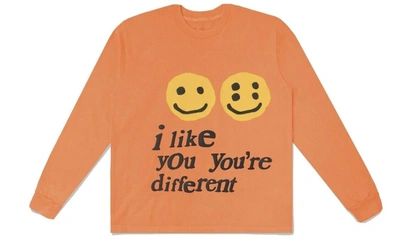Pre-owned Cactus Plant Flea Market I Like You You're Different L/s Tee Orange