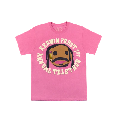 Pre-owned Cactus Plant Flea Market  For Kerwin Frost Telethon T-shirt Pink