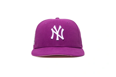 Pre-owned Jae Tips  X Hat Club Yankees 5950 Fitted Hat Purple