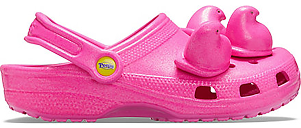 pink peep crocs