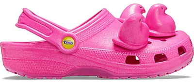 Pre-owned Crocs  Classic Clog Peeps Pink In Electric Pink