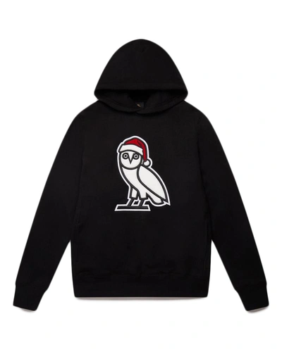 Pre-owned Ovo  Holiday Owl Hoodie Black