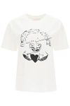 SEE BY CHLOÉ T-SHIRT WITH LOGO PRINT