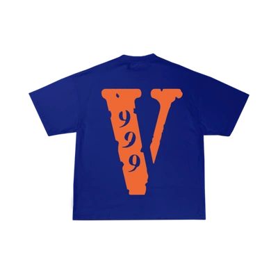 Pre-owned Juice Wrld  X Vlone 999 Tee Blue