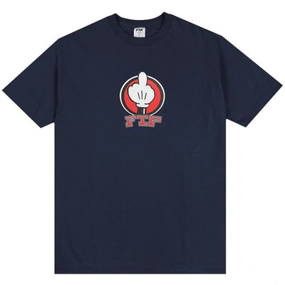 Pre-owned Ftp  Finger Tee Navy