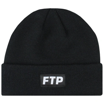 Pre-owned Ftp Logo Beanie (fw19) Black