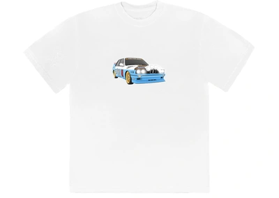 Pre-owned Travis Scott  Jackboys Vehicle T-shirt White