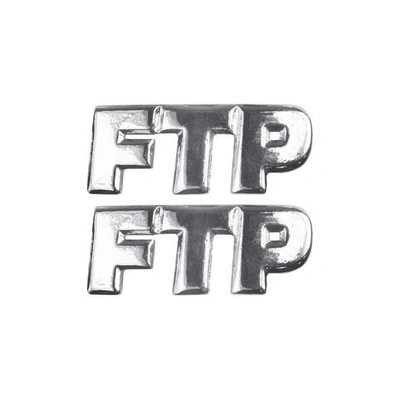 Pre-owned Ftp  Logo Lace Charm Silver