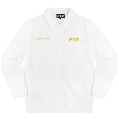Pre-owned Ftp  10 Year Jacket White
