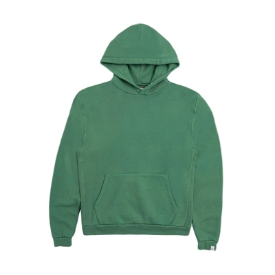 Pre-owned Eric Emanuel  Ee Basic Hoodie Everest Green Fade