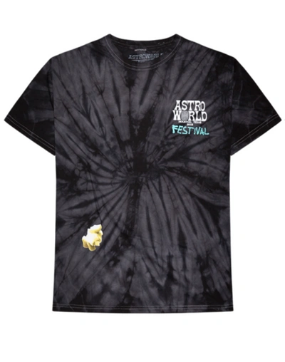 Pre-owned Travis Scott  Festival Airbrush Tee Tie Dye