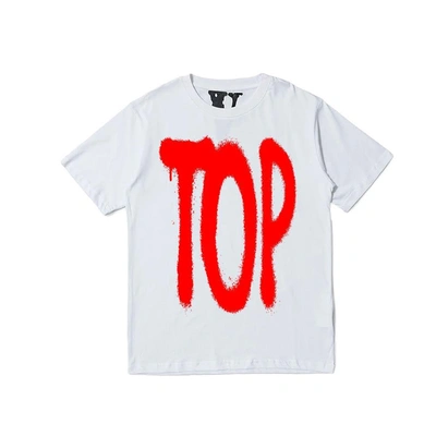 Pre-owned Youngboy Nba  X Vlone Top Tee White