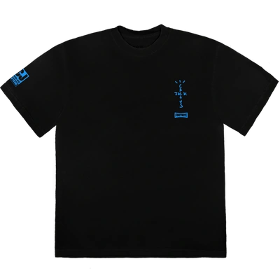 Pre-owned Travis Scott  Cj Portal T-shirt Black