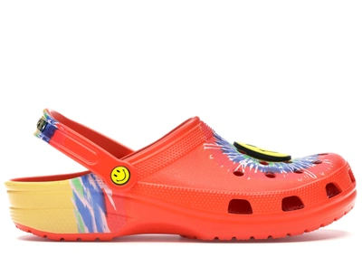 Pre-owned Crocs  Classic Clog Chinatown Market In Orange