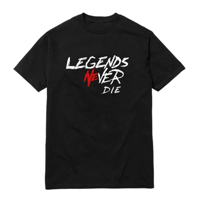 Pre-owned Juice Wrld  X Revenge Legends Never Die Tee Black