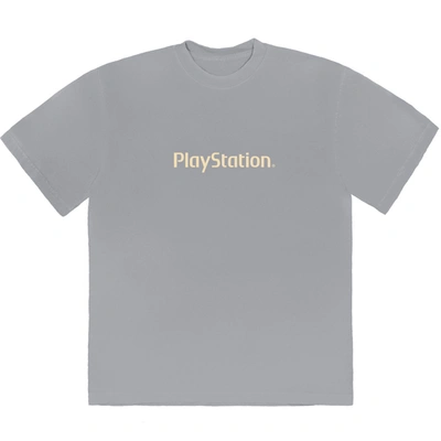 Pre-owned Travis Scott  Motherboard Logo Iii T-shirt Grey