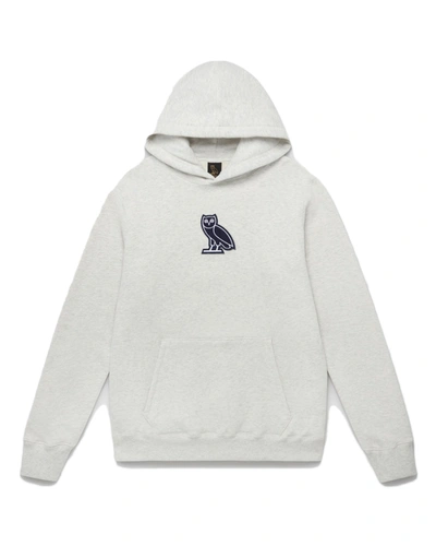 Pre-owned Ovo  Classic Owl Hoodie Ash Grey