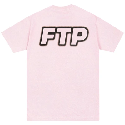 Pre-owned Ftp  Outer Glow Logo Tee Pink