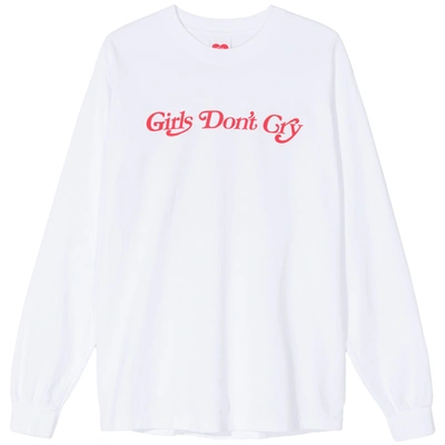 Pre-owned Girls Don't Cry Butterfly L/s T-shirt White
