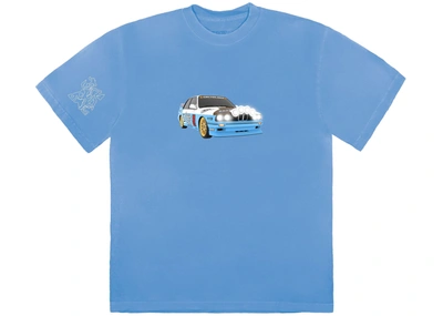 Pre-owned Travis Scott  Jackboys Vehicle T-shirt Blue