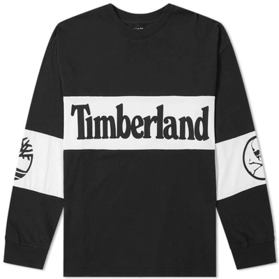 Pre-owned Mastermind Timberland L/s Box Tee Black