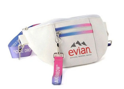 Pre-owned Virgil Abloh  X Evian Bag White