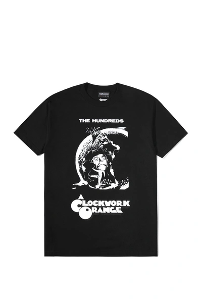 Pre-owned The Hundreds  X A Clockwork Orange Cover T-shirt Black