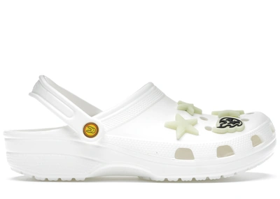 Pre-owned Crocs  Classic Clog Bad Bunny In White/glow-in-the-dark