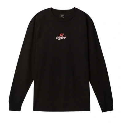 Pre-owned 100 Thieves Gradient L/s T-shirt Black