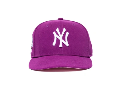 Pre-owned Jae Tips  X Hatclub Yankees 5950 Subways Series On Field Fitted Hat Purple