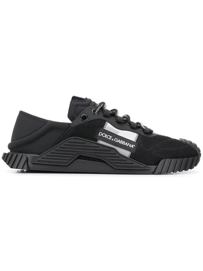 Dolce E Gabbana Men's Black Polyamide Sneakers