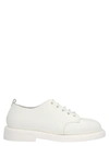 MARSÈLL MARSELL MEN'S WHITE LEATHER LACE-UP SHOES,MMG472173111 42