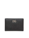 DOLCE E GABBANA DOLCE E GABBANA WOMEN'S BLACK LEATHER WALLET,BI2697AU77180999 UNI