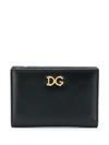 DOLCE E GABBANA DOLCE E GABBANA WOMEN'S BLACK LEATHER WALLET,BI2697AX12180999 UNI