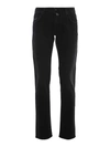 JACOB COHEN STYLE 622 FADED DENIM JEANS IN BLACK