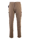 JACOB COHEN POCKETS PANTS IN LIGHT BROWN