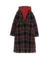 DOLCE & GABBANA JR TARTAN COAT WITH INNER DOWN JACKET