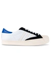 ADIDAS Y-3 YOHJI YAMAMOTO ADIDAS Y-3 YOHJI YAMAMOTO MEN'S WHITE LEATHER SNEAKERS,FX0895 10.5