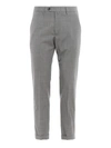 PAOLO FIORILLO FRANK GREY COOL WOOL TROUSERS