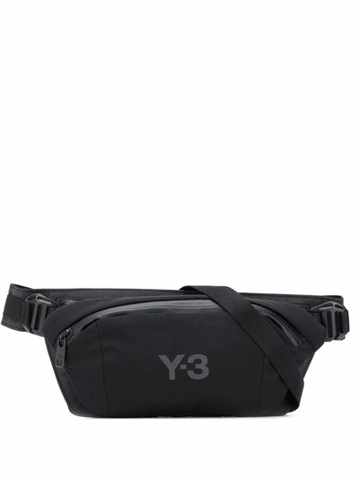 Adidas Y-3 Yohji Yamamoto Men's Black Polyester Belt Bag