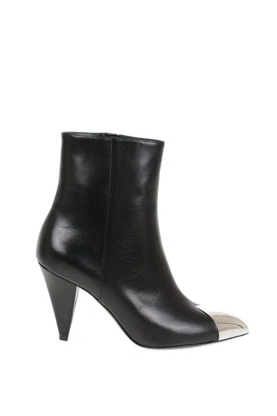 Celine C Line Women's 330263082c38ns Black Leather Ankle Boots